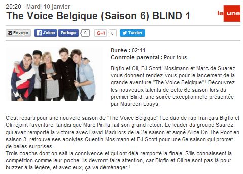 The Voice Belgique 2017 - Saison 6 - Blind Audition - RTBF The_vo10