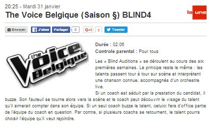 The Voice Belgique 2017 - Saison 6 - Blind Audition - RTBF Thevoi13