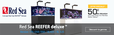 Pour tout aquarium Red Sea Reffer Deluxe acheté, un bon d'achat offert Pub_re10