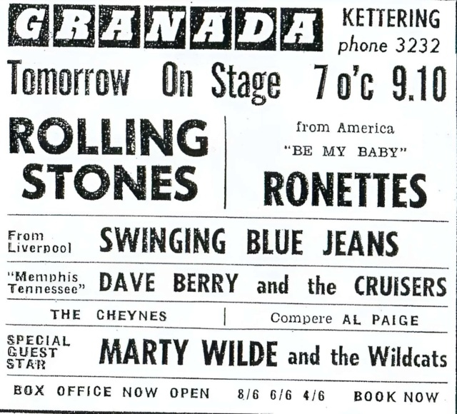 09.01.1964 au Granada Théâtre de Kettering. 09_01_19