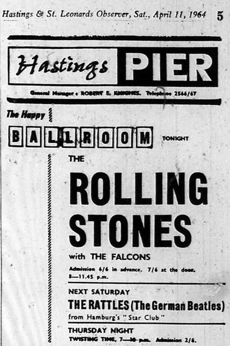 11.04.1964 au Pier Ballroom de Hastings. 12_04_18