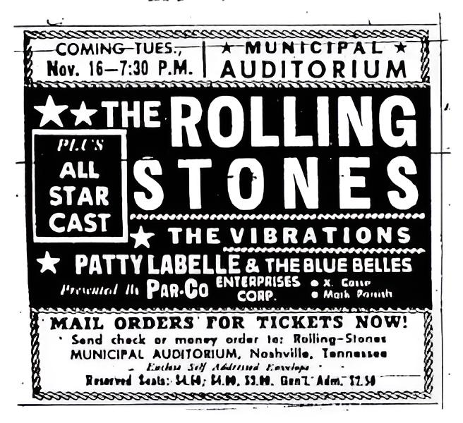 16.11.1965 au Municipal Auditorium de Nashville. 16_11_25