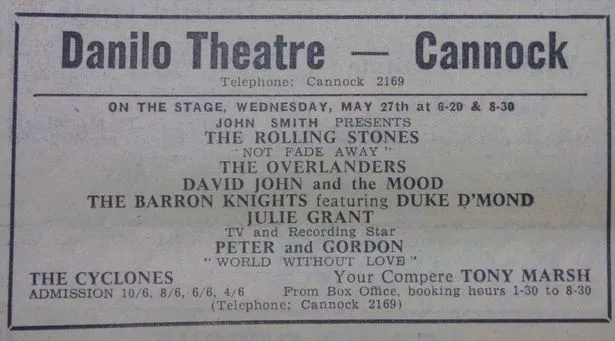 27.05.1964 au Danilo Théâtre de Cannock. 27_05_35