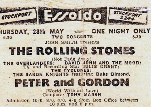 28.05.1964 à l'Essoldo Théâtre de Stockport. 28_05_19