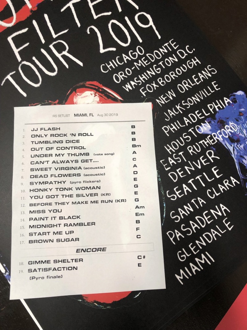 (17) No Filter US Tour 2019.....30/08/19 Miami Garden Hard Rock Stadium.   31_08_14