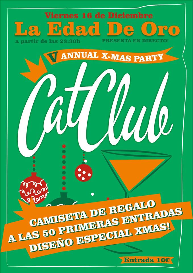 CAT CLUB CHRISTMAS PARTY 16 DE DICIEMBRE LA EDAD DE ORO 15326210