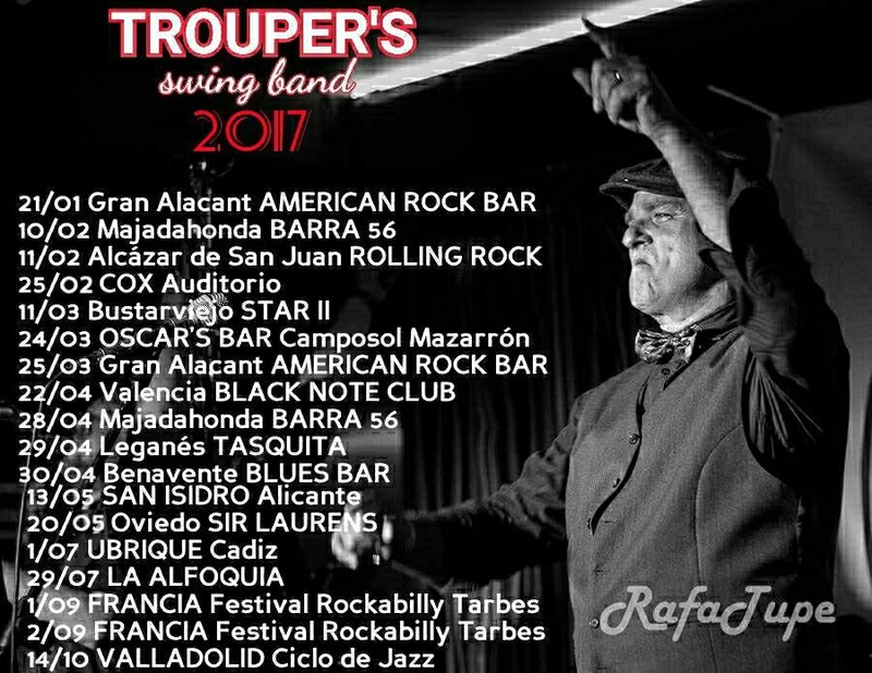 TROUPERS SWING BAND BLACK NOTE 22 ABRIL Tsb10