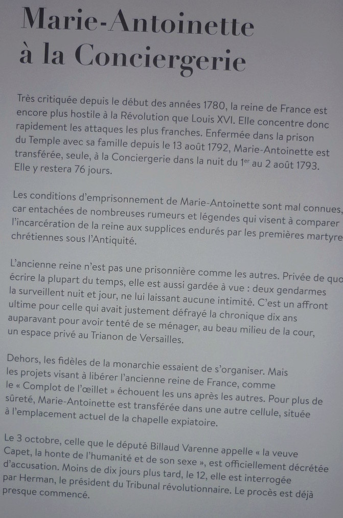 Marie-Antoinette à la Conciergerie : sa cellule et la chapelle expiatoire - Page 5 0011010