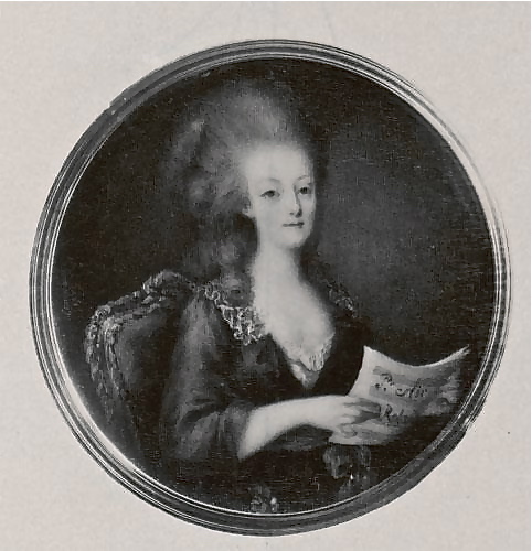 Châtelaine représentant Marie-Antoinette  Campan10