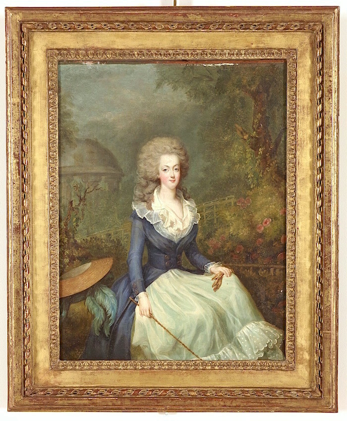 Portrait de Marie Antoinette attribué à Jean-Baptiste-André Gautier-Dagoty et non plus à Vestier Marie_30