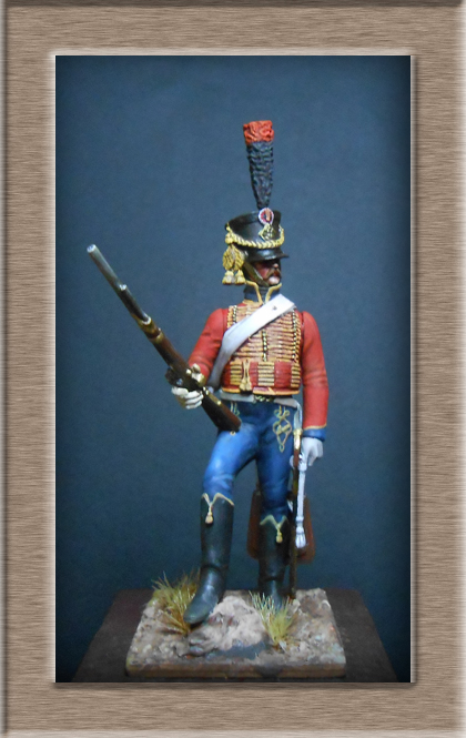 Vitrine Alain 2 Légion Portugaise .Grenadier1808-1814 Chronos Miniatures résine   54mm résin 54 mm ) Dscn6924