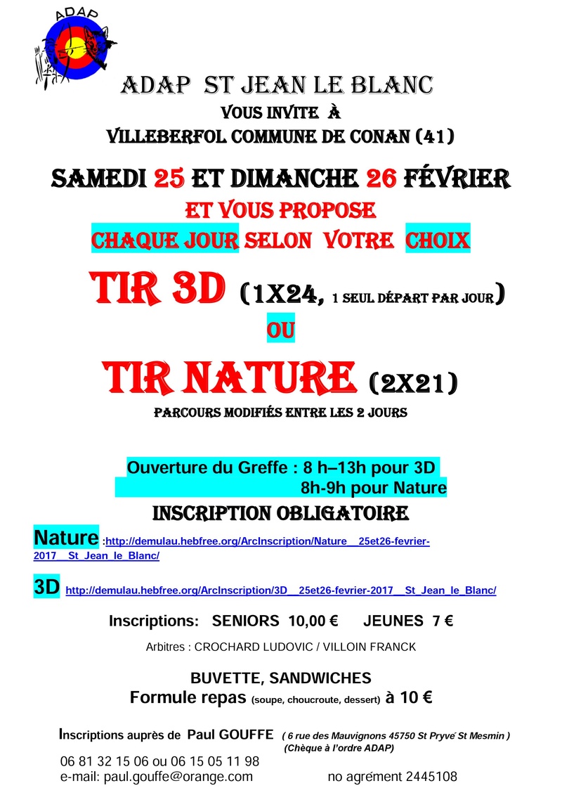Nature et 3D St Jean le Blanc  des 25 et 26 fvrier 2017 Adapfy10