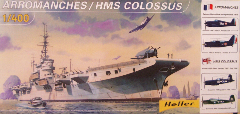 Porte-avions Arromanches Indochine 1954 Heller 1/400 + L'ARSENAL + WEM Arroma16