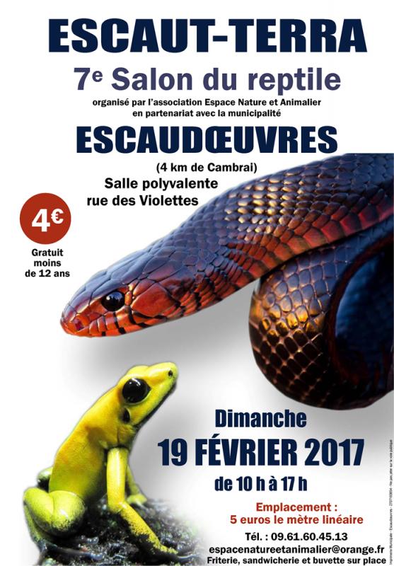 2017-02-19 [France|Nord] 7ème salon du reptile "Escaut-Terra" par Espace Nature et Animalier 2017_011