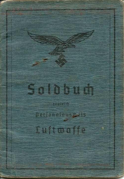 Soldbuch Luftwaffe Numyri19