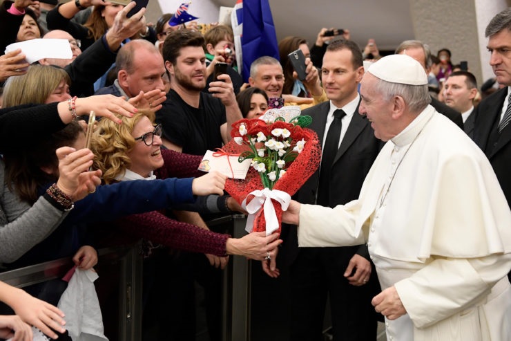 Pape François, audience: Gardez l'espérance, dans la résurrection Pape_f21