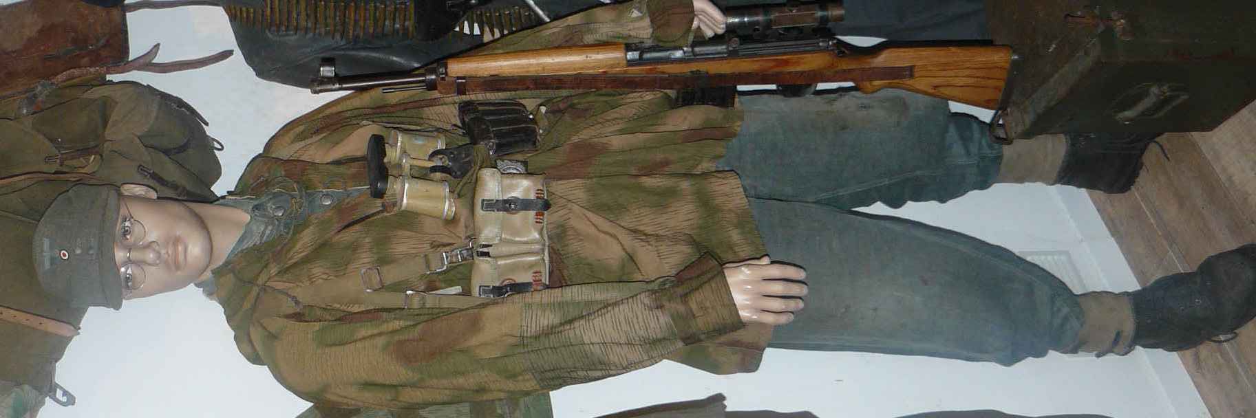 Tireur au G43 avec Tarnjacke floue Lunett10