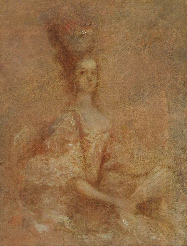 Double portrait de Louis XVI et Marie Antoinette par Pillement, Bonvallet et Gauthier-Dagoty 14840410