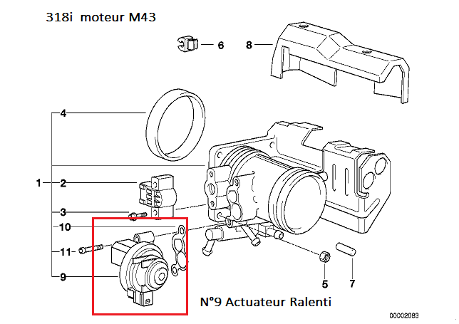 [ BMW e46 318i M43 an 1999 ] Problème court circuit sur débitmètre 13_m4310