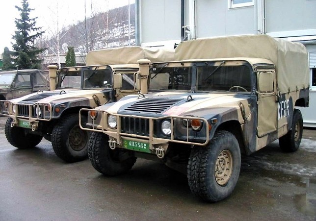 Les désignations du humvee M998hm10