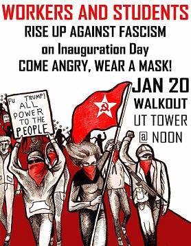Na dan inauguracije Trumpa,  antifašisti/liberali pozivaju na opće narodni ustanak..  Worker10