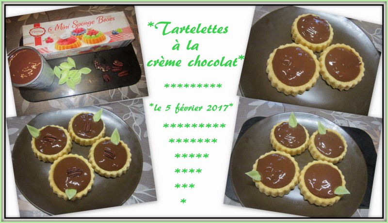 Tartelettes à la crème au chocolat. Tartel11