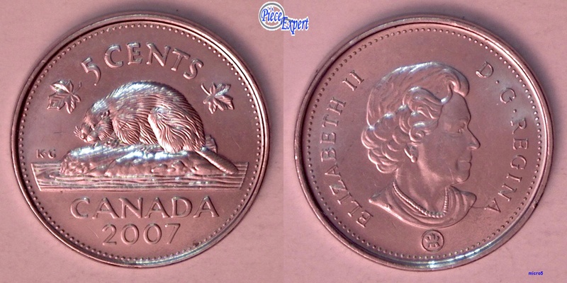 2007 - Coin Décalé Avers 5_cent20