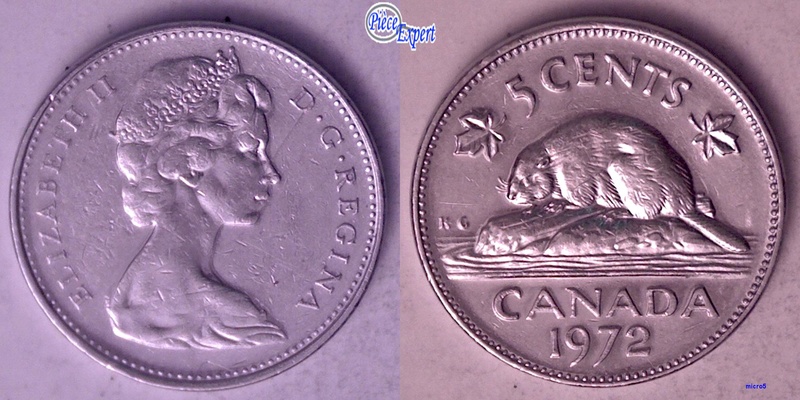 1972 - Coin Détérioré sur Feuille Gauche & K 5_cent32