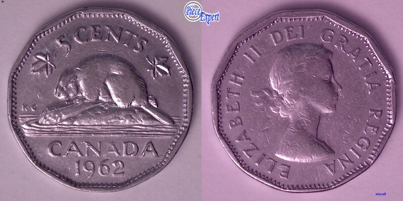 1962 - Double Date, "Canada" & Castor (Beaver) 5_cent36