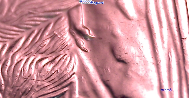 2011 - Éclat de Coin, Feuille Droite # 1 (Die Chip) Cpe_i119