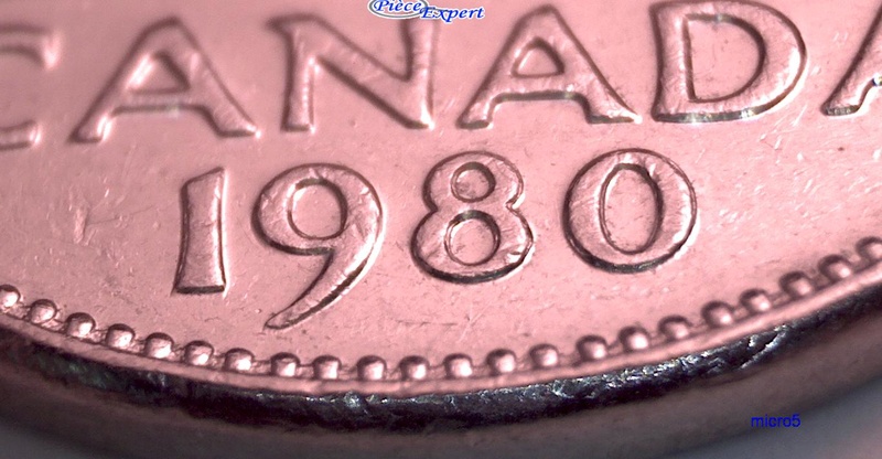 1980 - Coin Détérioré Légende & Double Date 180 Cpe_i348