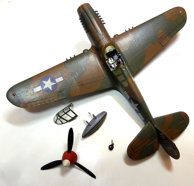 *1/48 - Curtiss P40 rénovation en Groupe Lafayette 1943 - [Hobby Boss] -FINI P40ryn13