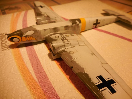 Bf 110 C-4 Airfix 1/72 camo hivernal Dscn2622