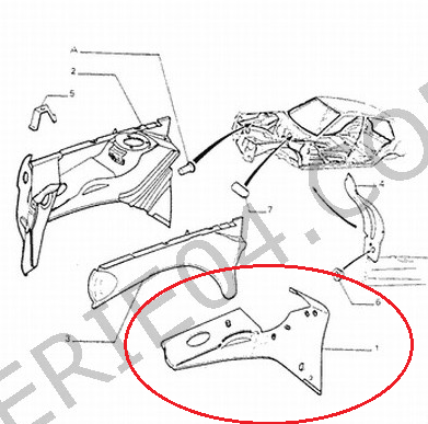 Elements carrosserie 20511