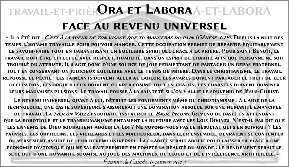 Ora et Labora face au revenu universel Ora_et10