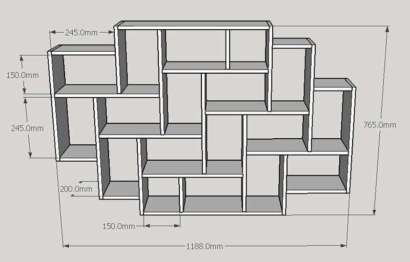 [Projet] Etagère destructurée pour CD Etager10