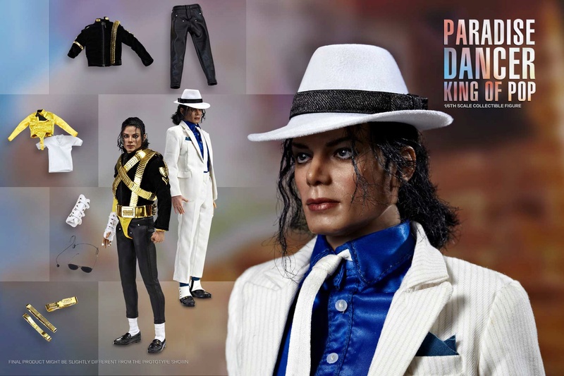 Michael Jackson 1/6 King of Pop Figure Paradise Dancer&Dangerous Collectible (Toys Power) X141