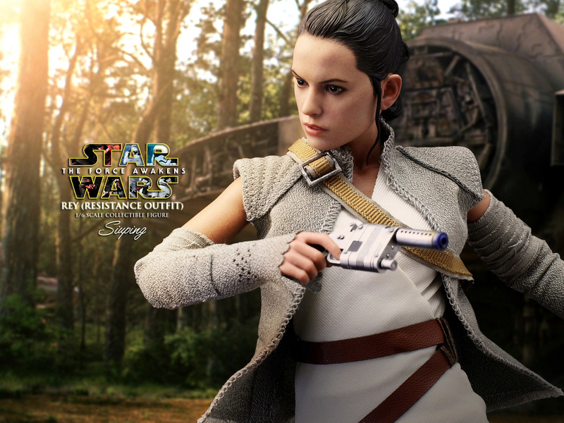 Star Wars The Force Awakens : 1/6  Rey (Hot Toys) X3618