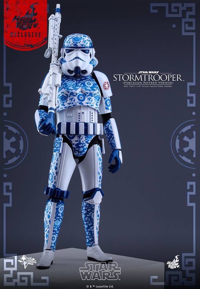 Star Wars Exclusive : 1/6 Stormtrooper (Porcelain Pattern Version) (Hot Toys) X422