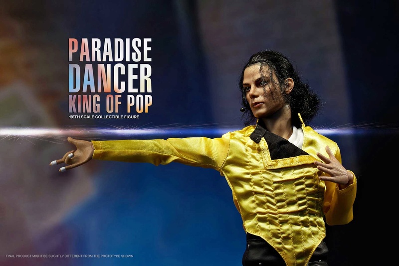 Michael Jackson 1/6 King of Pop Figure Paradise Dancer&Dangerous Collectible (Toys Power) X440