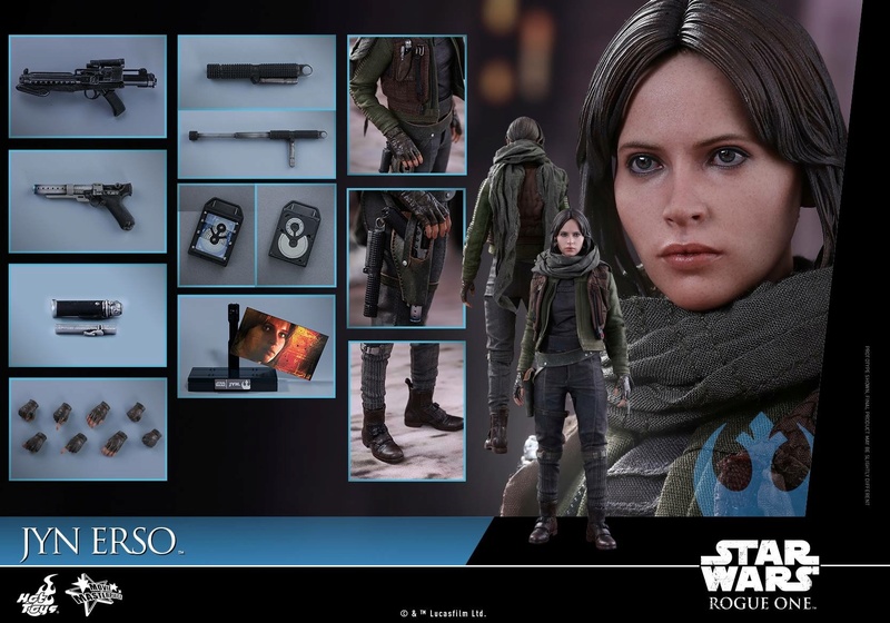 Star Wars Rogue One : 1/6 Jyn Erso collectible & deluxe set (Hot Toys) X539