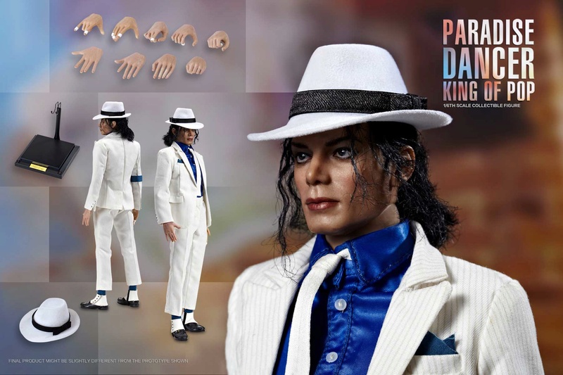 Michael Jackson 1/6 King of Pop Figure Paradise Dancer&Dangerous Collectible (Toys Power) X541
