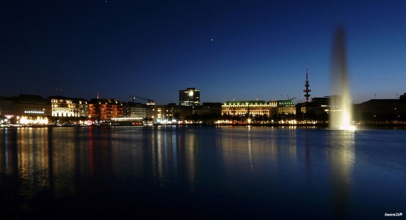 Le lac Alster Hambourg - Allemagne P1390912