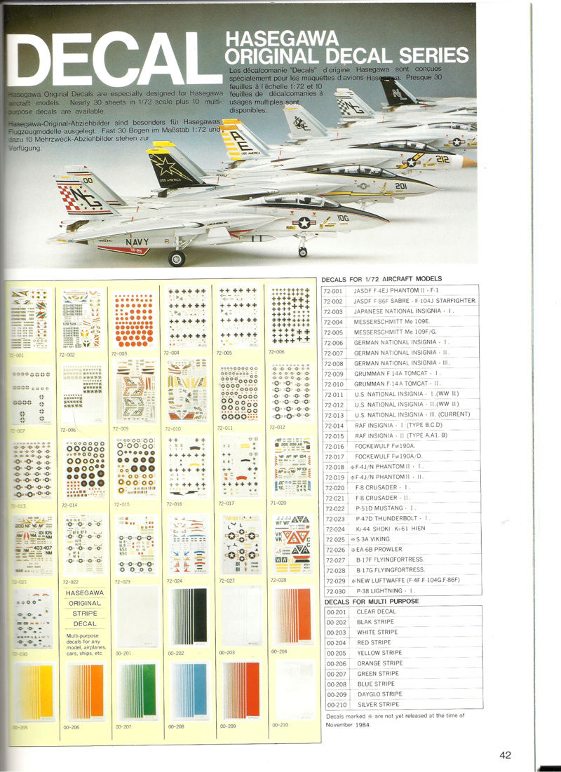 [HASEGAWA 1985] Catalogue 1985 Haseg535