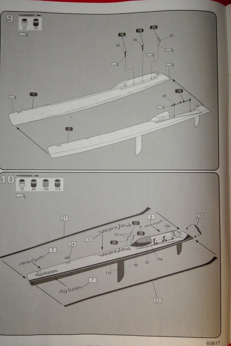 Maxi Catamaran PLAYSTATION 1/125ème Réf 60617 Notice Helle166