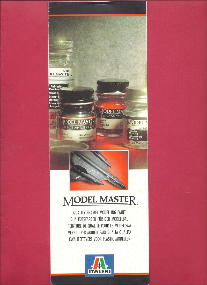 [ITALERI TESTOR 199.] MODEL MASTER Catalogue & nuancier imprimé 199. Model_10