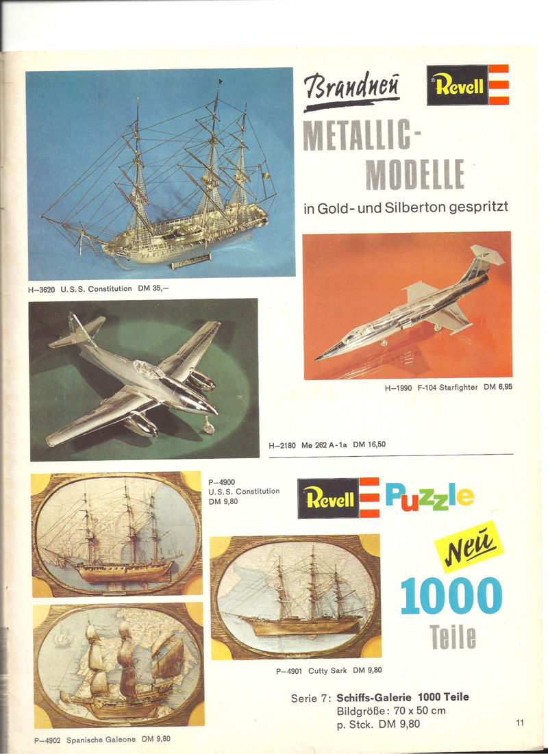 [REVELL 1973] Mini catalogue allemand nouveautés 1973  Revell27