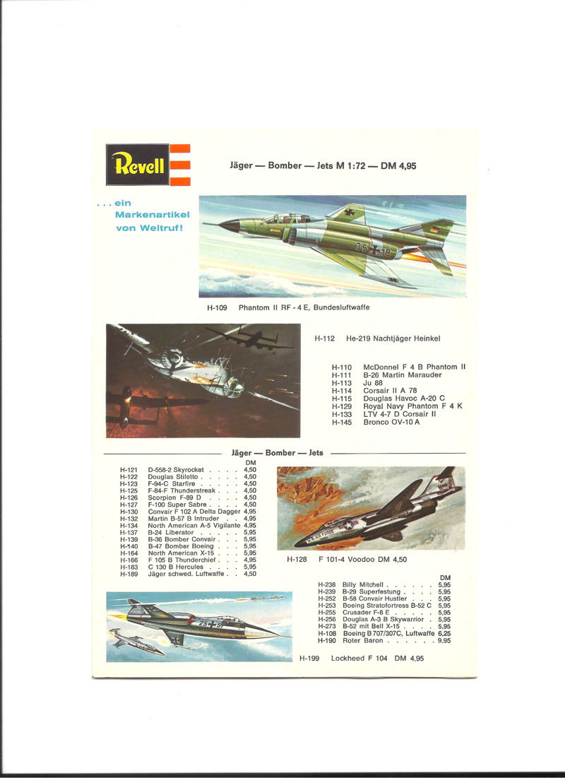 [REVELL 1972] Dépliant prospectus allemand 1972  Revell35