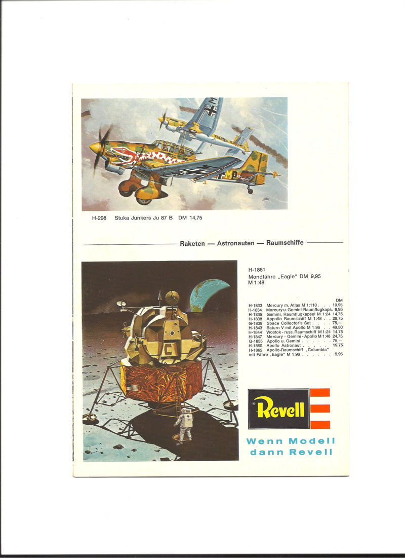 [REVELL 1972] Dépliant prospectus allemand 1972  Revell36