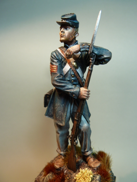 First Sergeant USMC 1850 , Fer Miniatures 75 mm P1090214